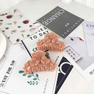 Acetate flower claw clip Acetate flower claw clip